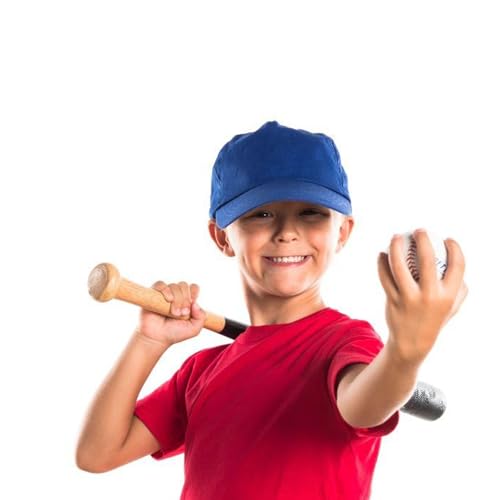 9-Inch Soft Foam Baseball for Youth Training - Blank DIY Ball - Blue/White