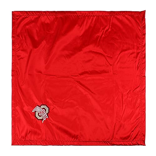 Ohio State Buckeyes Baby Blanket 28x28 Silky Soft Plush Snuggle Blanket, Comfy Feet