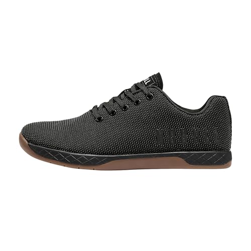 Men's Weightlifting Shoes with Flat Support & Rubber Grip Sole