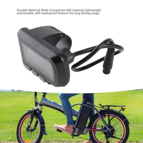 LCD Electric Bike Display Meter for 22.2mm Handlebar - 24V 36V 48V 60V