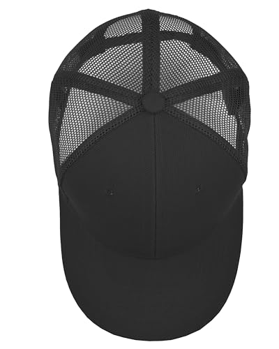 Gelante Mesh Trucker Baseball Cap Snapback Hat Structured Front Panel