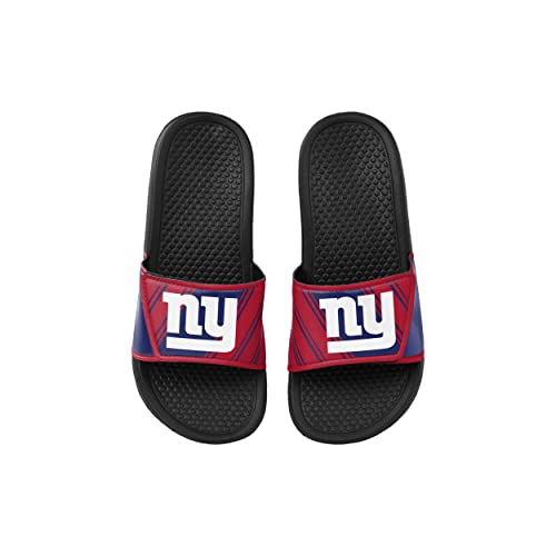 Youth NFL Logo Sport Shower Slide Flip Flop Sandals - New York Giants 4-5 Big Kid