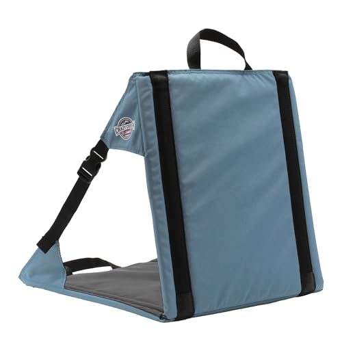Crazy Creek The Chair Smokey Blue — Lightweight, Water-Resistant Camping & Stadium Seat with Adjustable Straps