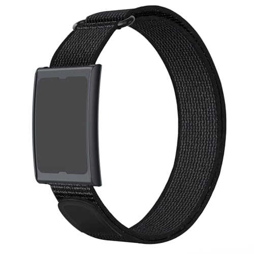 Adjustable Nylon Bicep Band for Fitness Tracker - Phantom Black, 22mm
