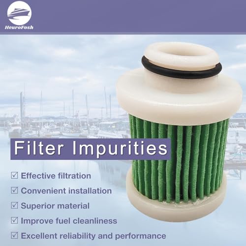 Yamaha 4-Stroke Fuel Filter Element for 25-135 HP Outboard Motor (2-Pack) - Fits Models 2005+
