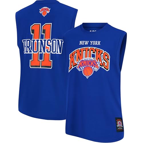 NBA Sleeveless Mesh Tank Top - New York Knicks Jalen Brunson - Medium