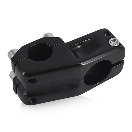 SENQI BMX Bike Stem Aluminum Alloy Fixed Gear Bicycle Stem 28.6x22.2mm, Black