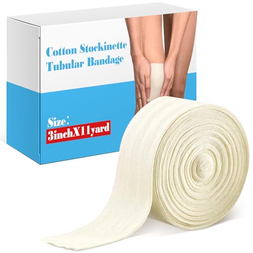 3 Inch x 11 Yard Economy Cotton Stockinette Tubular Bandage - Beige, Tondiamo