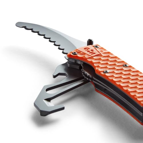 Gill Multi-Purpose Marine Tool with 7 Functions - Orange, 165mm Open Length