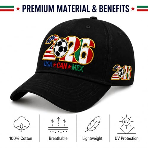 Adjustable Embroidered Trucker Hat for Soccer Supporters