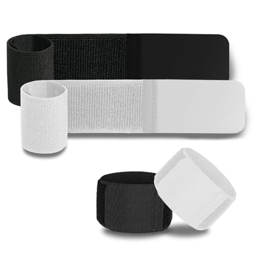 Elastic Soccer Shin Guard Straps - 4 Pack for All Ages