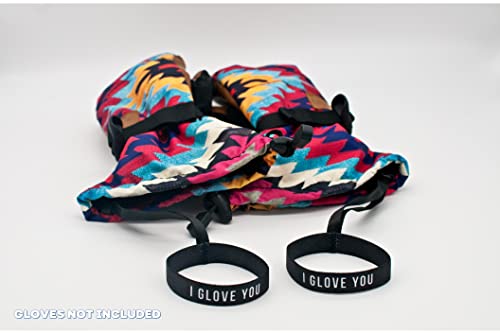 Ski Glove Safety Strap - Elastic Wrist Leash for Mittens