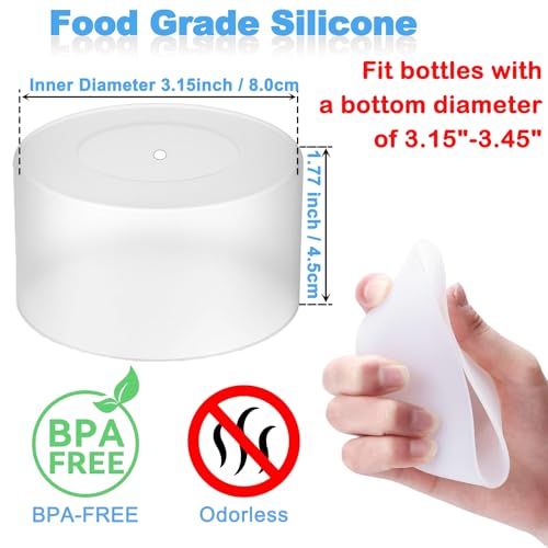 Silicone Boot Cover for Owala FreeSip 24/32 oz Tumblers - Clear