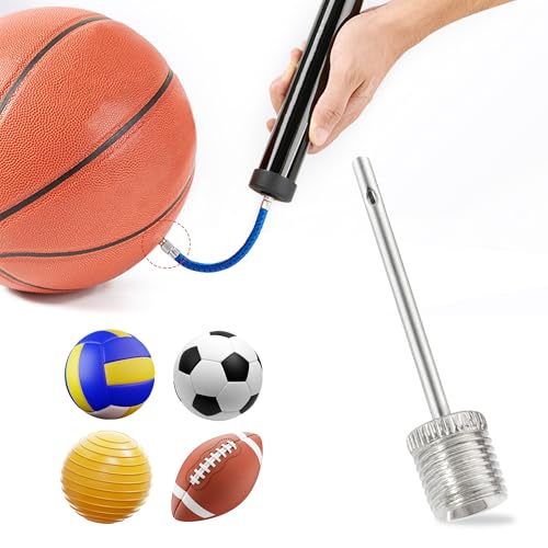 Quacc 4 PCS Universal Ball Pump Needles Bike Inflatable Adapter Set
