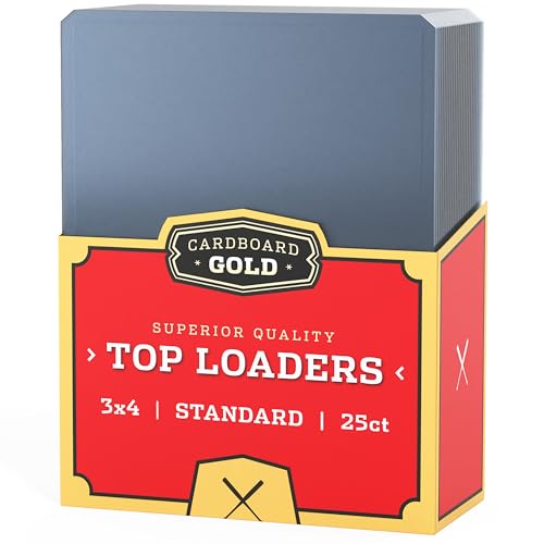 Top Loaders for Trading Cards - 25 Count 3x4 Hard Sleeves