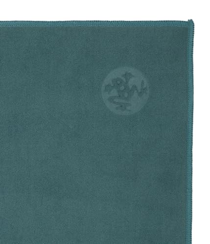 Manduka eQua Hot Yoga Towel Sage Solid 71" x 24" – Non-Slip Microfiber Yoga Towel