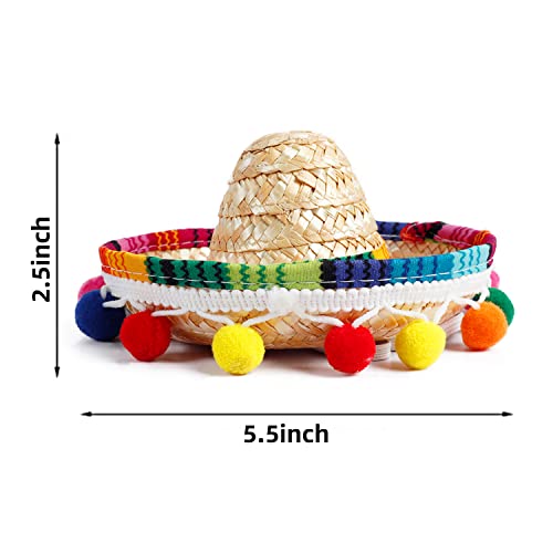 Mini Sombrero Hat Headband for Pets - Candy Color Dog & Cat Accessory