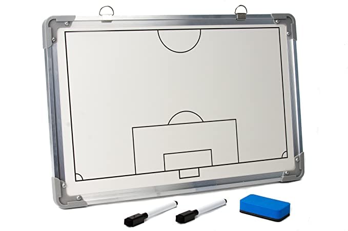 Magnetic Soccer Coaches Clipboard - Large Dry Erase Tactics Board
