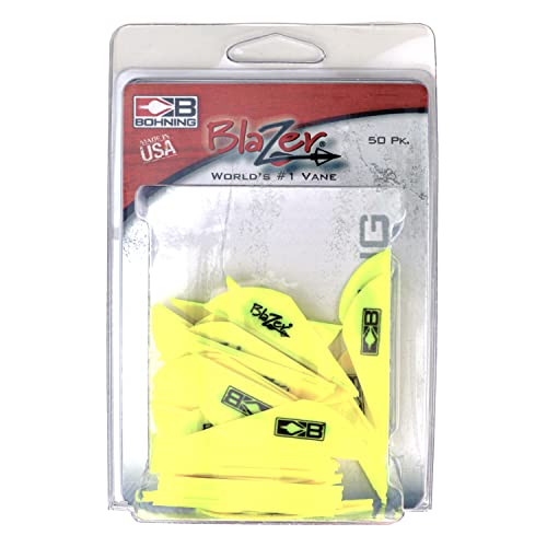 Bohning Blazer Vane 2" Neon Yellow