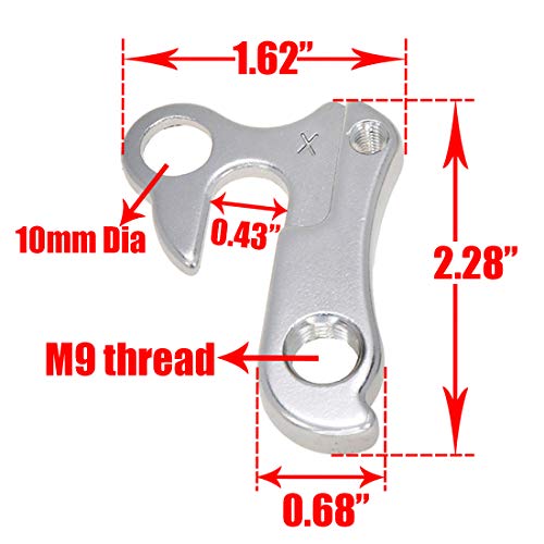 Bicycle Derailleur Hanger - 2 Pack Universal Gear Tail Hooks