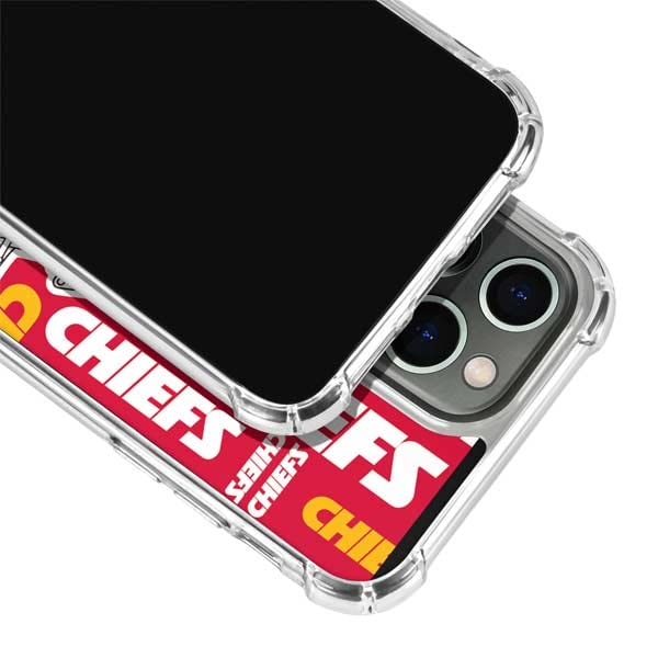 iPhone 14 Pro Max Clear Phone Case - NFL Kansas City Chiefs Design