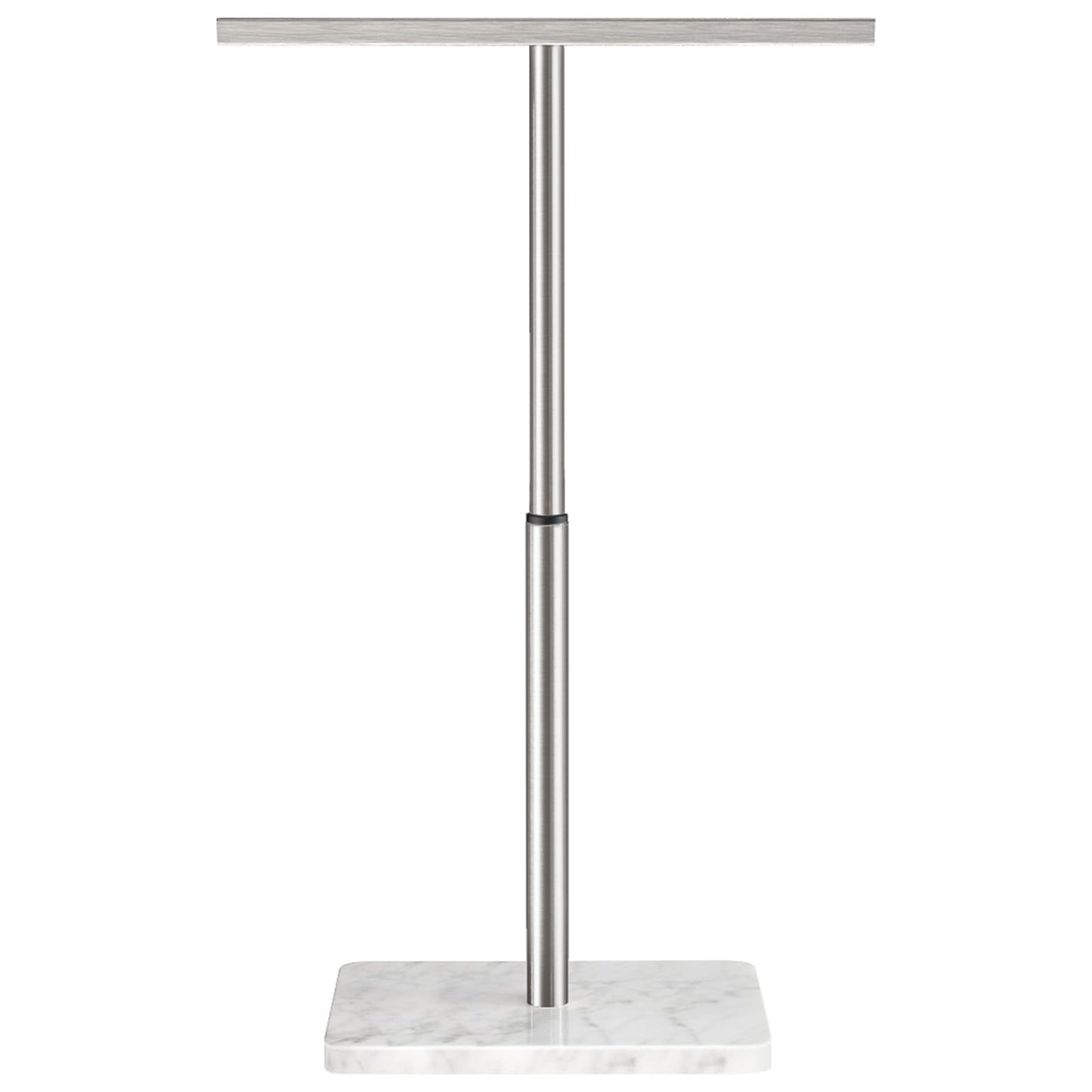 Hand Towel Holder Stand, T-Shape Hand Towel Rack for Bathroom, Hand Towel Stainless Steel for Kitchen Vanity Countertop, Marble Base Brushed Adjustable 9.06" -17.68"
