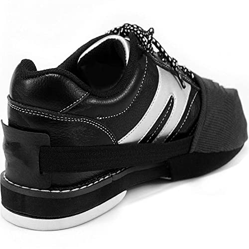 Bowling Shoe Slider & Cover - One Size Wide, Black - 2 Pack