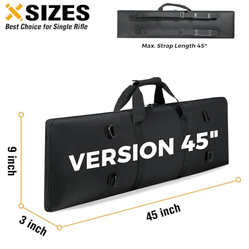 Urban Minimalist Low Profile Single Rifle Bag - 37" x 9" Black