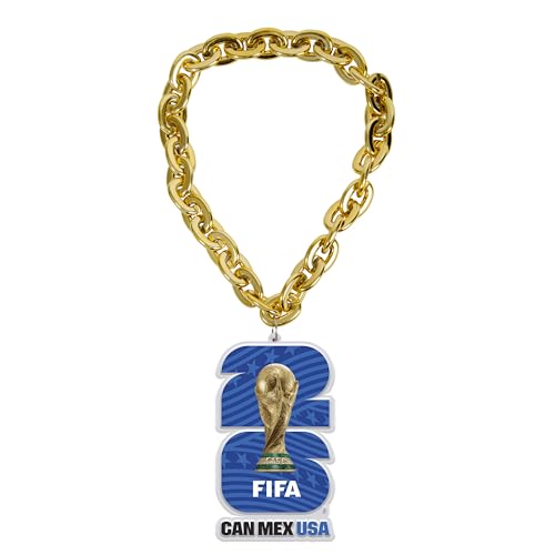 17" FIFA World Cup Fan Chain Necklace - USA 26 - Lightweight & Comfortable
