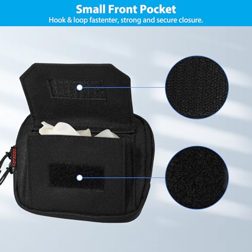 Nylon Double-Layer Glove Pouch with Zipper Closure