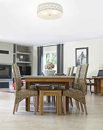 Flush Mount Ceiling Light Fixture 2-Pack - 12-Inch Oil Rubbed Bronze with Frosted Glass Shade for Bedroom, Hallway, Kitchen, Bathroom