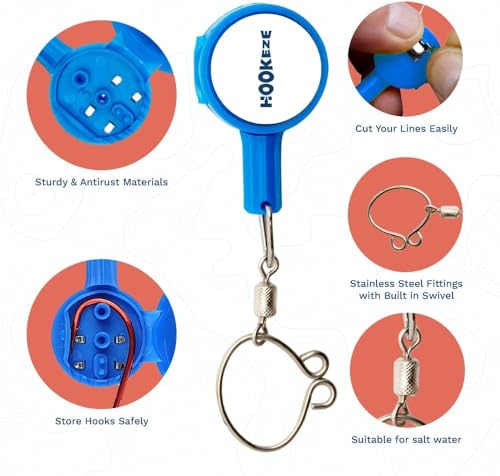 Fishing Knot Tying Tool - Blue, Fly Fishing Accessories