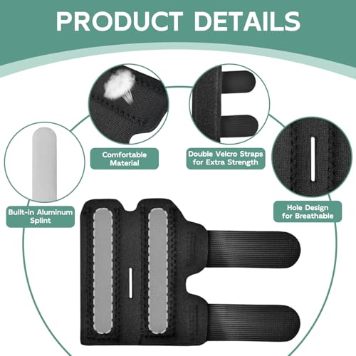 Finger Splint - Adjustable Trigger Finger Brace with Metal Bars