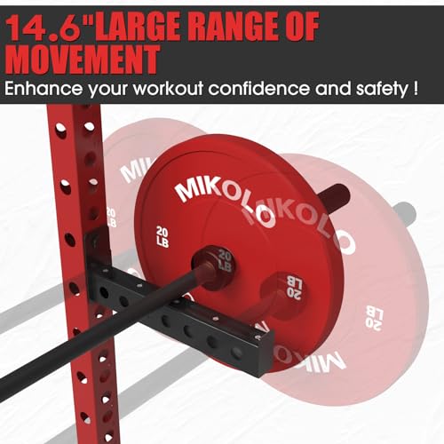 Safety Catches for 2"x2" Tube Power Rack - 800LBS Capacity (1 Pair)