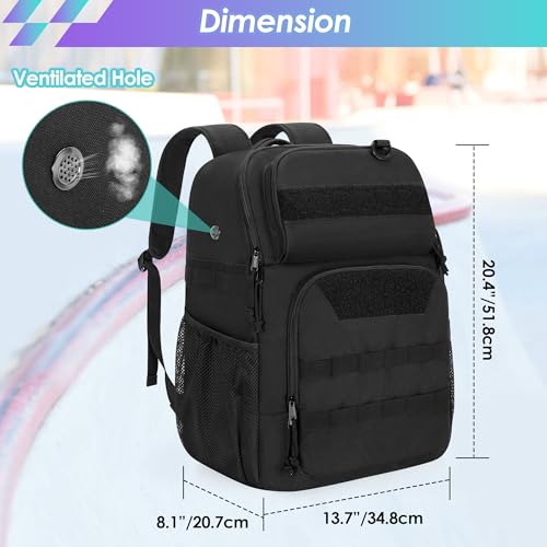 Roller Skate Backpack for Men & Women - Fits Up to US Men's 13
