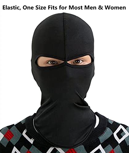 Windproof Balaclava Ski Face Mask - UV Protection, White