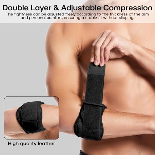 Adjustable Double Layer Elbow Brace for Pain Relief - 1 Pack