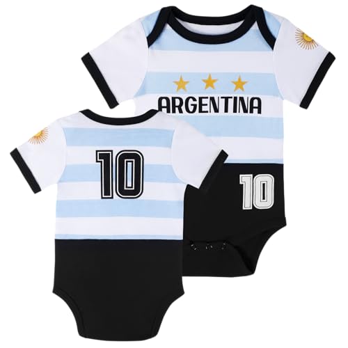 Soccer-Themed Baby Bodysuit 3-6 Months - Sporty Infant Onesie
