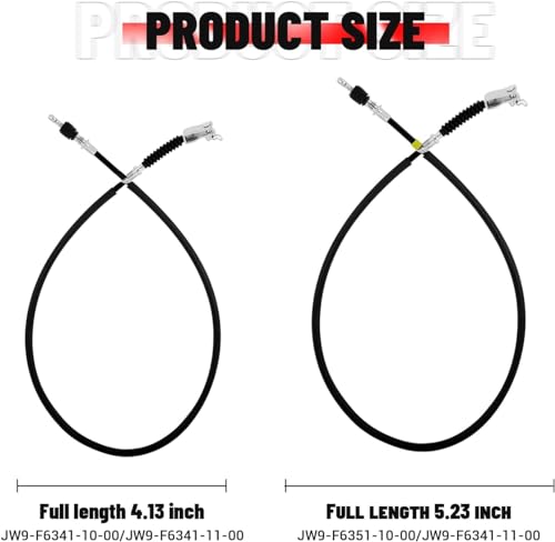 Yamaha YDRE Drive Golf Cart Brake Cable Kit — Heavy-Duty Stainless Core, 3 pcs