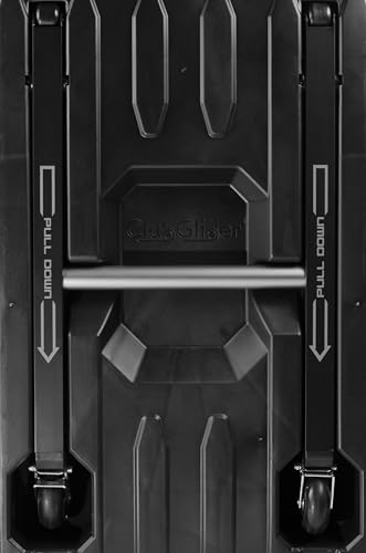 ClubGlider Meridian Golf Travel Bag - 4-Wheel Rolling System - Black
