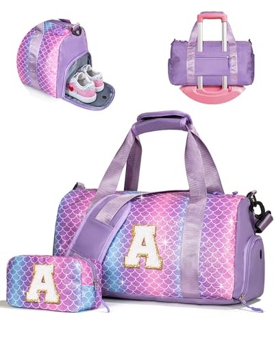 Personalized Tween Travel Set - Duffle Bag & Makeup Pouch