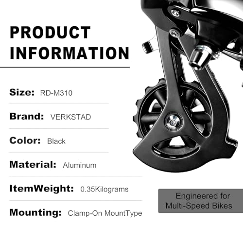 Verkstad Altus RD-M310 7/8-Speed Bike Derailleur Direct Mount