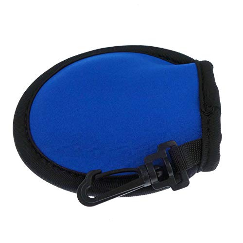 Zelerdo 4 Pack Portable Golf Ball Washer Pouches with Carabiner - Black, Blue, Red, Dark Blue