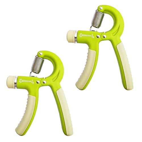 Adjustable Hand Grip Strengthener for Kids - 2 Pack Green