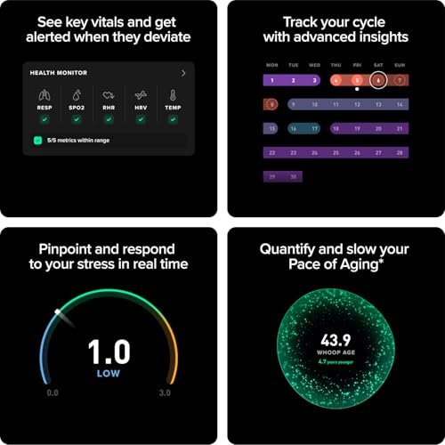 WHOOP 5.0 Activity Tracker with 12-Month Membership & Coaching