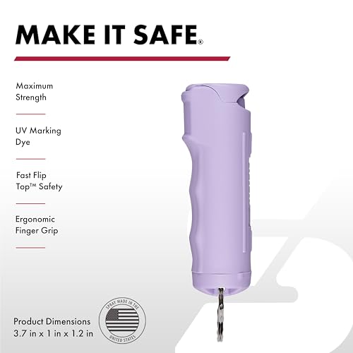 Pepper Spray & Stun Gun Self Defense Kit with Flashlight