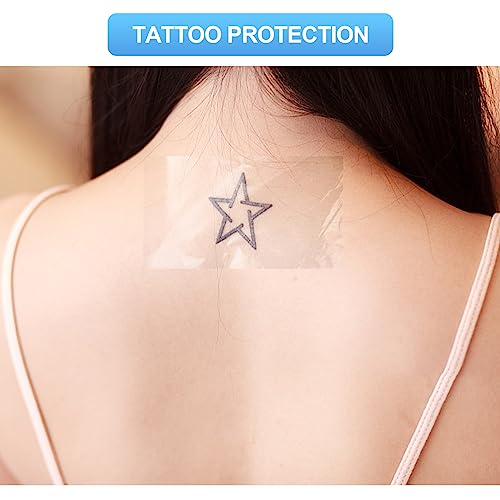 50 Waterproof Transparent Adhesive Bandages - 6x6 Inch