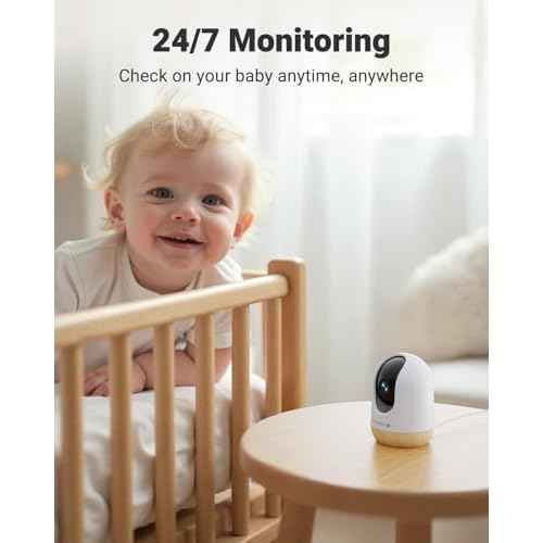 MUBVIEW 5MP Plug-in Indoor Security Camera no Subscription, 5/2.4G WiFi Pet Cam Indoor with Phone App, Dog Camera with Speaker, Night Vision, Motion Detection, Auto Tracking, Cat/Elder/Baby Monitor