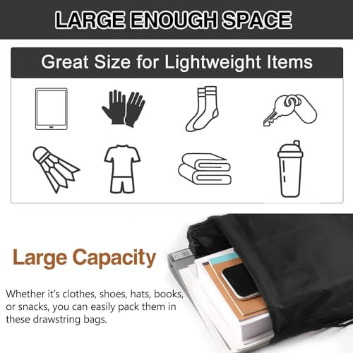 Drawstring Gym Bag - Multicolor Backpack for Sports & Travel