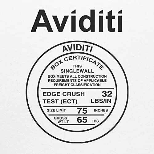 AVIDITI Shipping Boxes Small 4"L x 4"W x 3"H, 50-Pack | Corrugated Cardboard Box for Packing, Moving and Storage 4x4x3 443